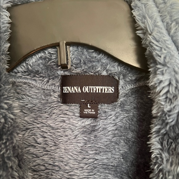 Zenana Outfitters Plush Blue Teddy Jacket - Picture 2 of 9